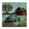 Stupell Industries Vintage Pickup in Green Hues Wall Plaque, design by Wani Pasion